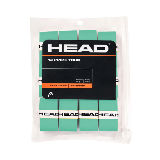 Pack de 12 Surgrips Head Prime Tour Vert