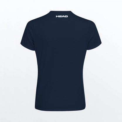 T-shirt Head Padel Typo Bleu Femme