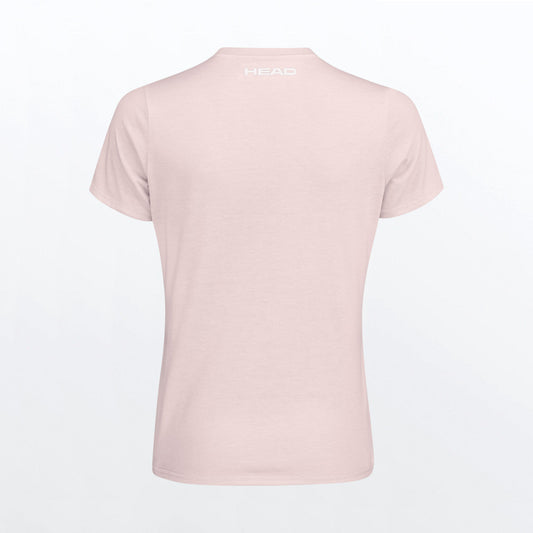 T-shirt Head Padel Typo Rose Femme