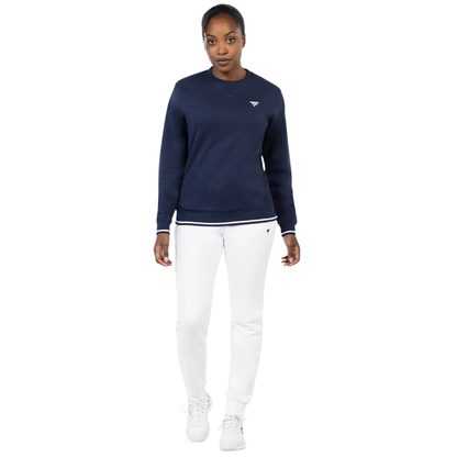 Pantalon de survêtement Tecnifibre Team Terry Blanc Femme