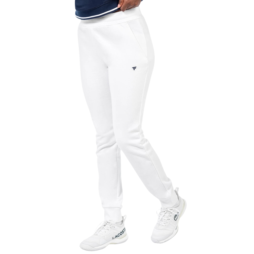Pantalon de survêtement Tecnifibre Team Terry Blanc Femme