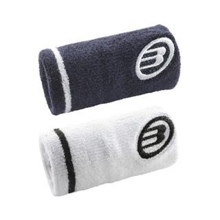 Poignet Éponge Bullpadel bleu marine et blanc
