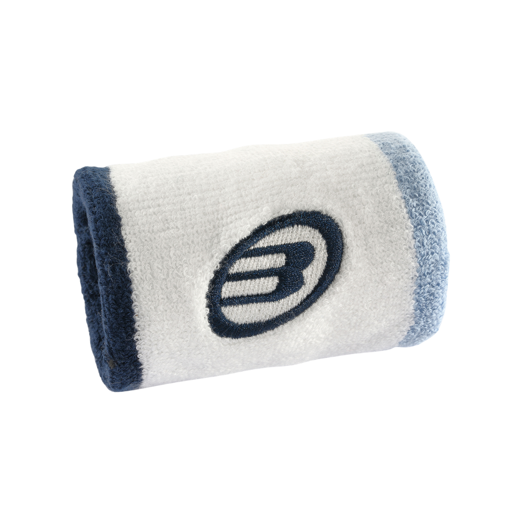 Poignets Éponge Bullpadel BPMU 266 Blanc/Bleu x2