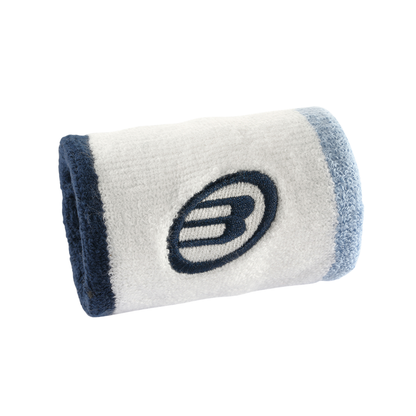 Poignets Éponge Bullpadel BPMU 266 Blanc/Bleu x2
