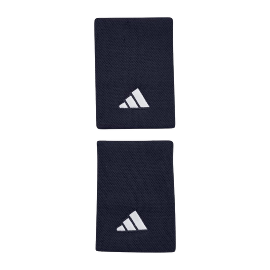 Poignets Éponge Adidas L Bleu Marine x2