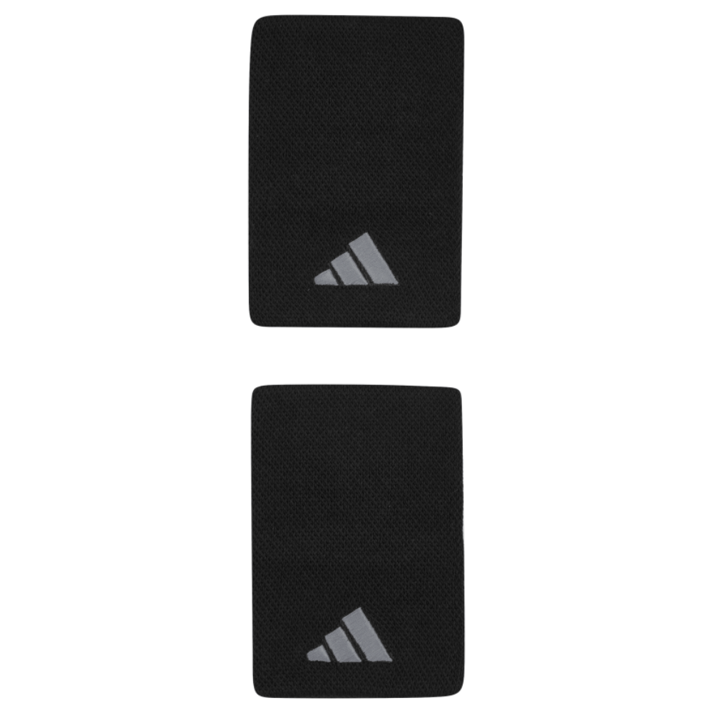 Poignets Éponge Adidas L Noir/Gris x2
