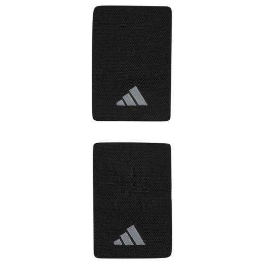 Poignets Éponge Adidas L Noir/Gris x2