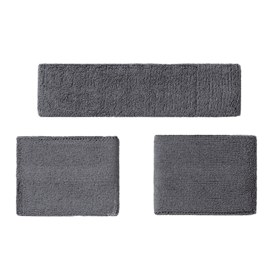 Poignets Éponge et bandeau éponge Osaka Gris/Vert