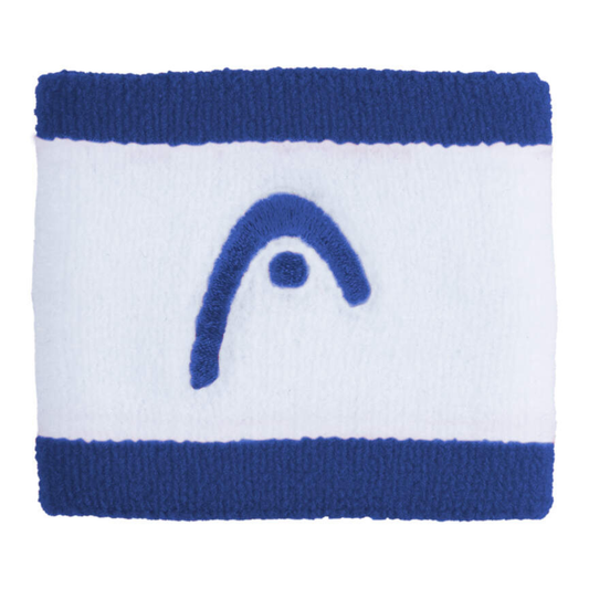 Poignets Éponge Head 2.5" Striped Bleu Foncé/Blanc x2