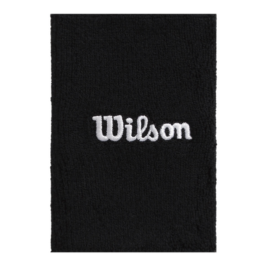Poignets Éponge Wilson Wide Terry Noir x2