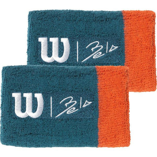 Poignets Éponge large Wilson | Bela Bleu Orange