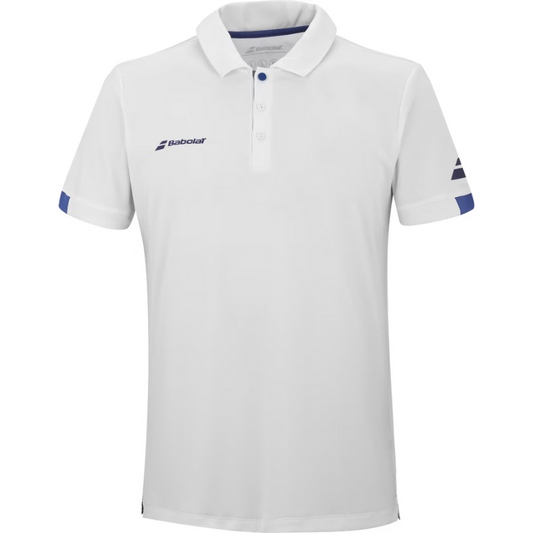 Polo Babolat Play Junior Boy Blanc