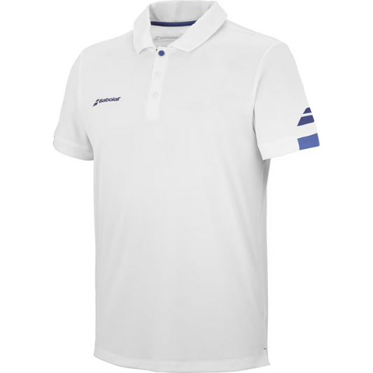 Polo Babolat Play Junior Boy Blanc