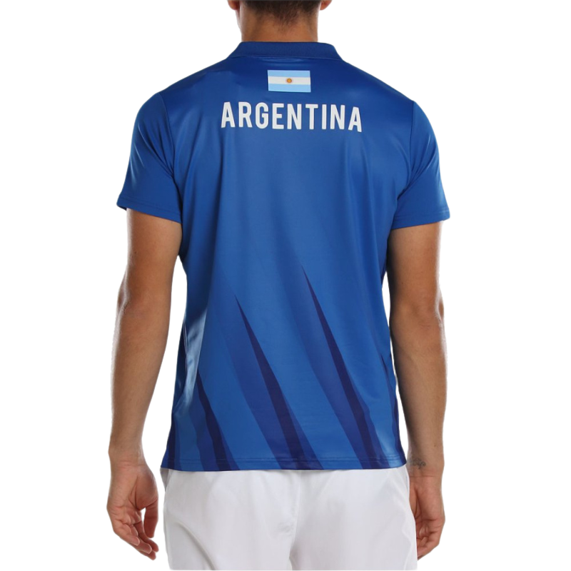 Polo Bullpadel Abuce Replica APA Bleu