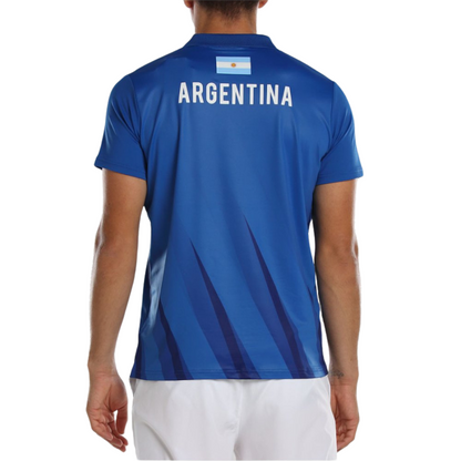 Polo Bullpadel Abuce Replica APA Bleu
