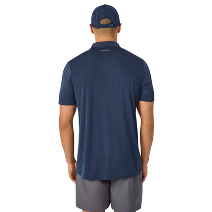 Polo Head Club Tech Bleu Marine