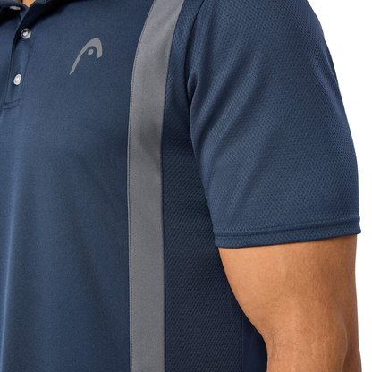 Polo Head Club Tech Bleu Marine