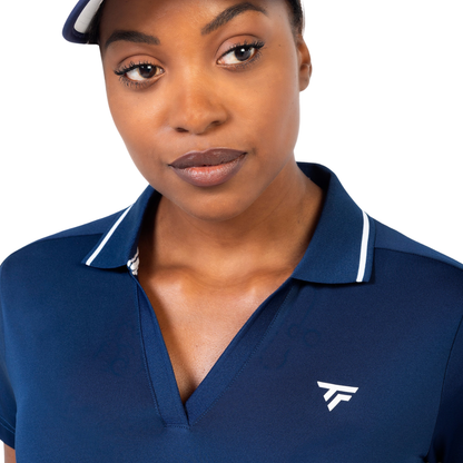 Polo Tecnifibre Team Tech Bleu Marine Femme