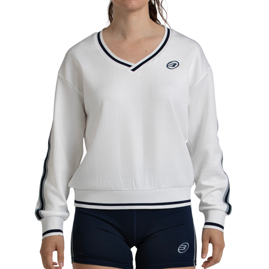 Pull Bullpadel Traiser Blanc Femme