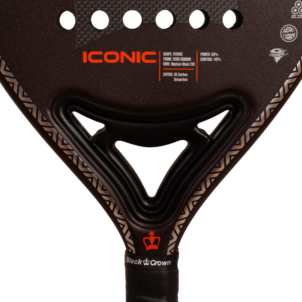 Raquette de padel Black Crown Iconic - Esprit Padel Shop