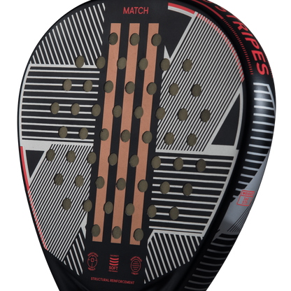 Raquette de padel Adidas Match 3.3 Noir/Rouge 2024