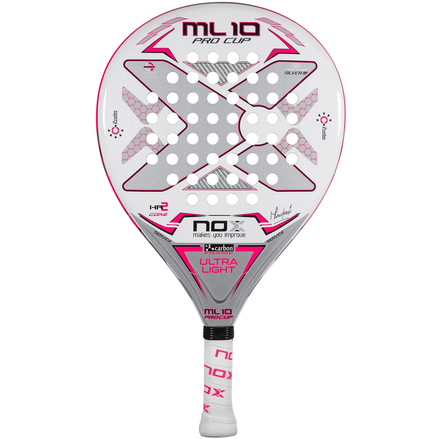 Raquette de padel NOX ML10 Pro Cup Silver Ultralight