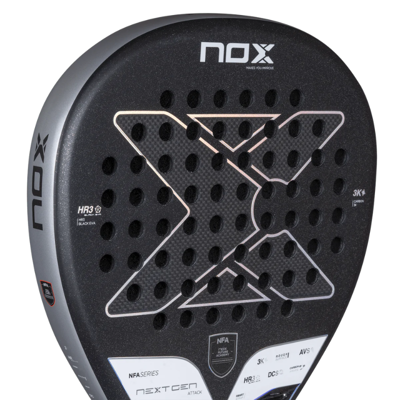 Raquette de padel Nox NextGen Pro Attack 3K NFA Series 2025