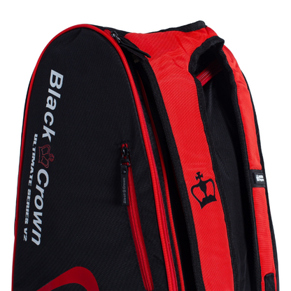 Sac de padel Black Crown Ultimate Series V2 Rouge/Noir