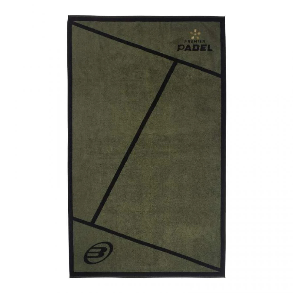 Serviette Bullpadel Premier Padel 150x90cm Vert/Noir