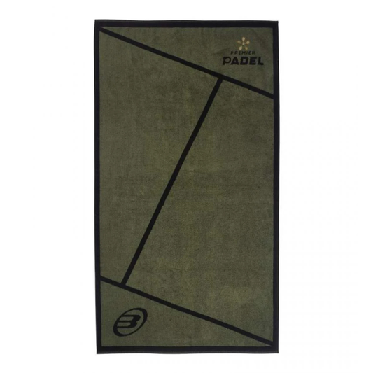 Serviette Bullpadel Premier Padel 100x50cm Vert/Noir
