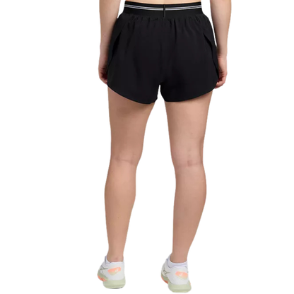 Short Asics Court 2-N-1 Noir Femme - Esprit Padel Shop