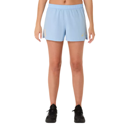 Short Asics Padel Court 2-N-1 Bleu Femme