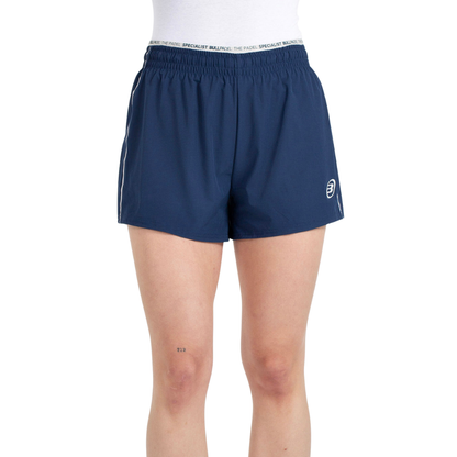 Short Bullpadel Pinolu Bleu Marine Femme
