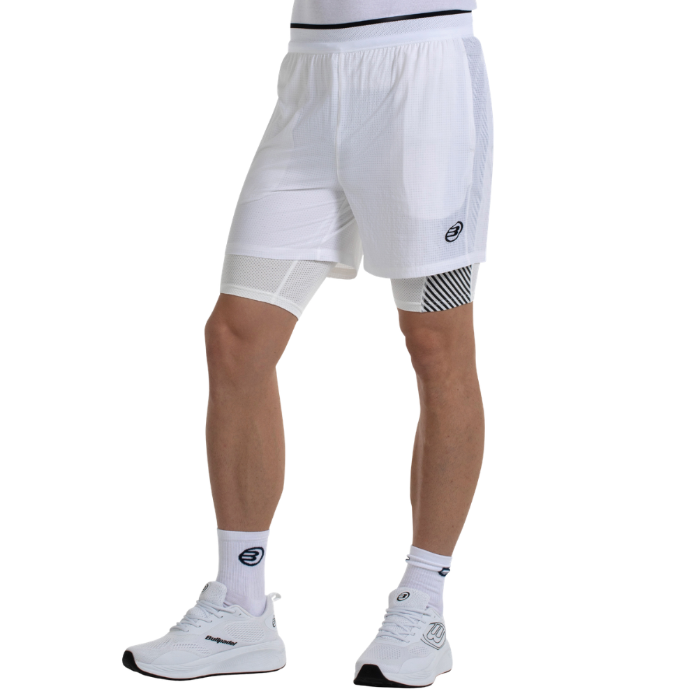 Short Bullpadel Tanoel Blanc