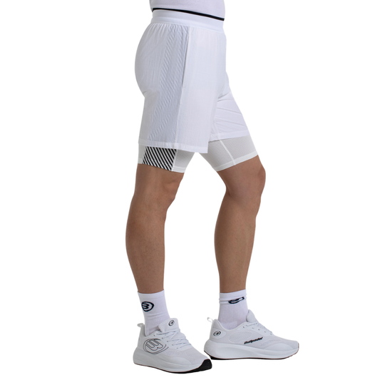 Short Bullpadel Tanoel Blanc