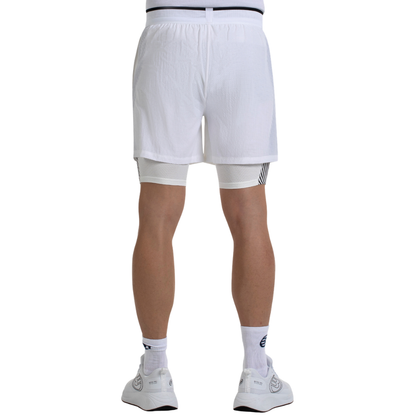 Short Bullpadel Tanoel Blanc