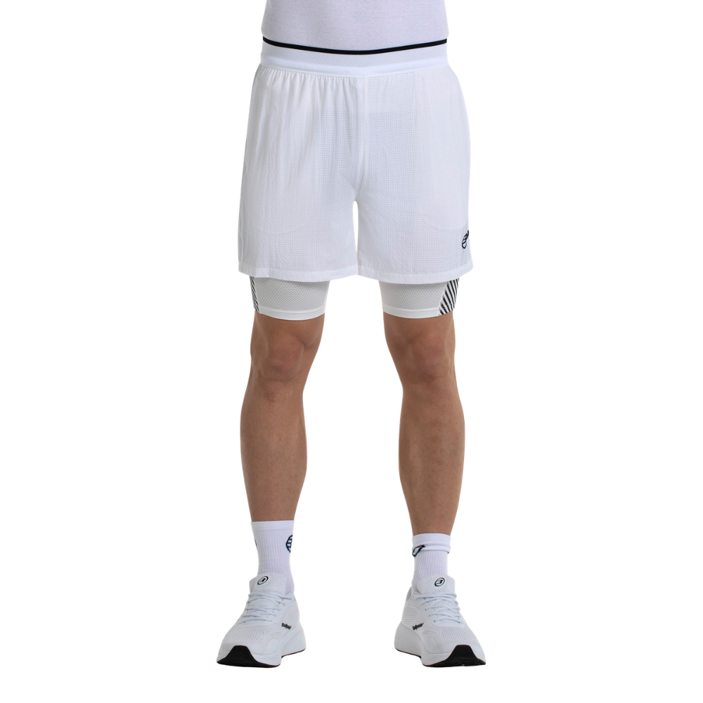 Short Bullpadel Tanoel Blanc