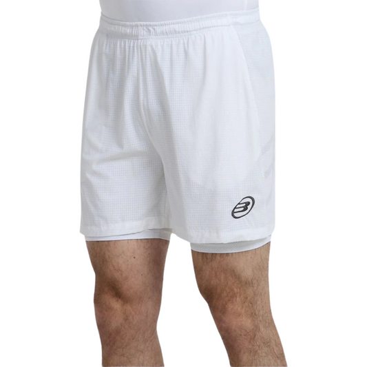 Short Bullpadel Usela Blanc