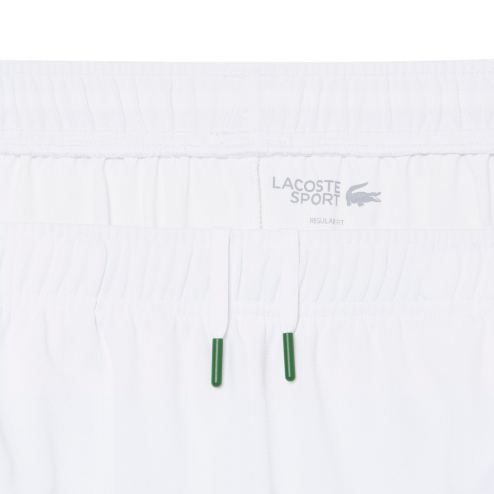 Short Lacoste Sport Regular Fit Ultra Dry Blanc - Esprit Padel Shop