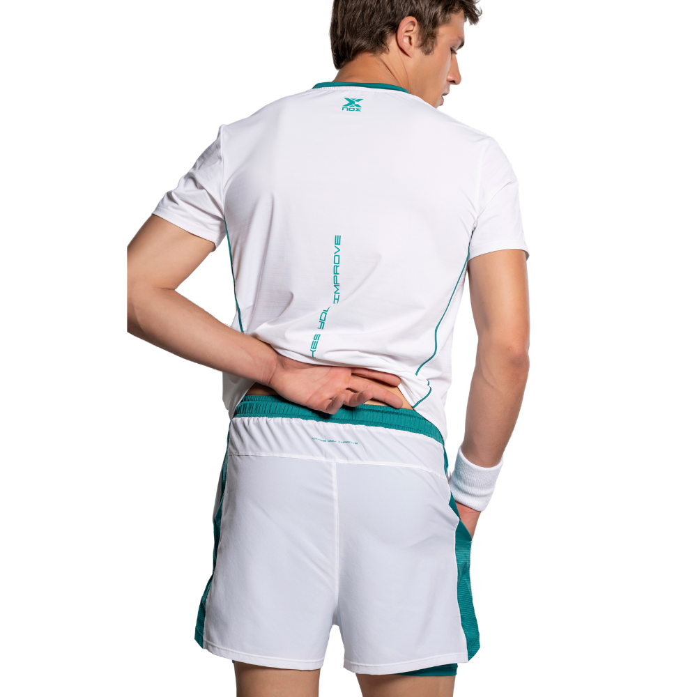 Short Nox Pro Blanc 2026 - Esprit Padel Shop