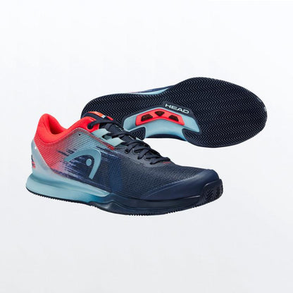 Chaussures de Padel Homme Head Sprint Sanyo 3.0 bleu/rouge