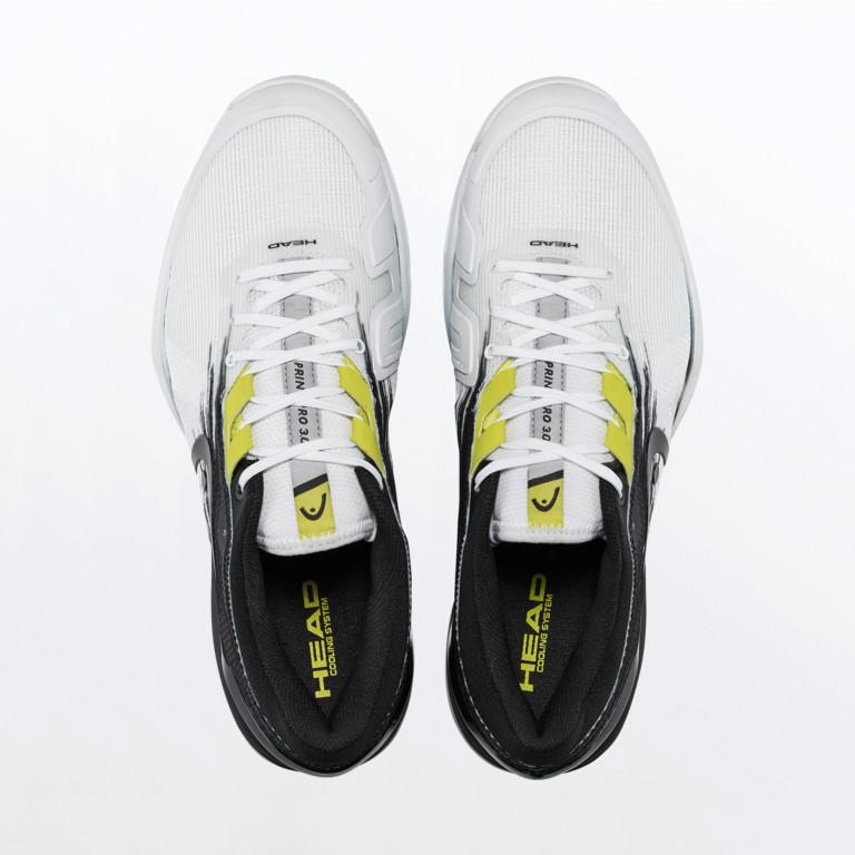 Chaussures de Padel Homme Head Sprint Sanyo 3.0 blanc/jaune