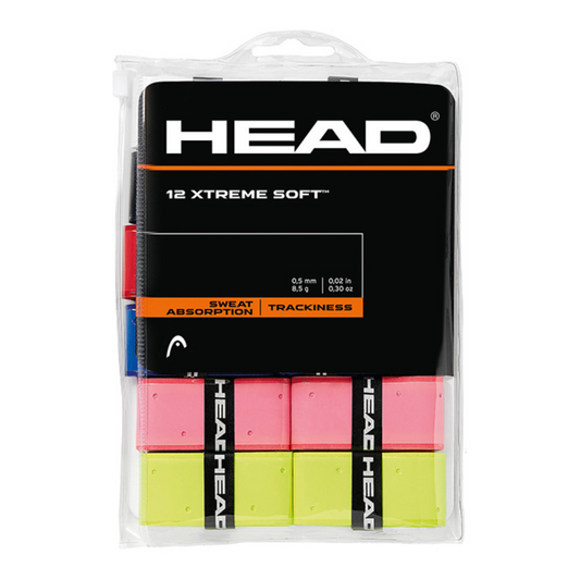 Pack de 12 Surgrips Head Xtrem Soft Multicolor x12