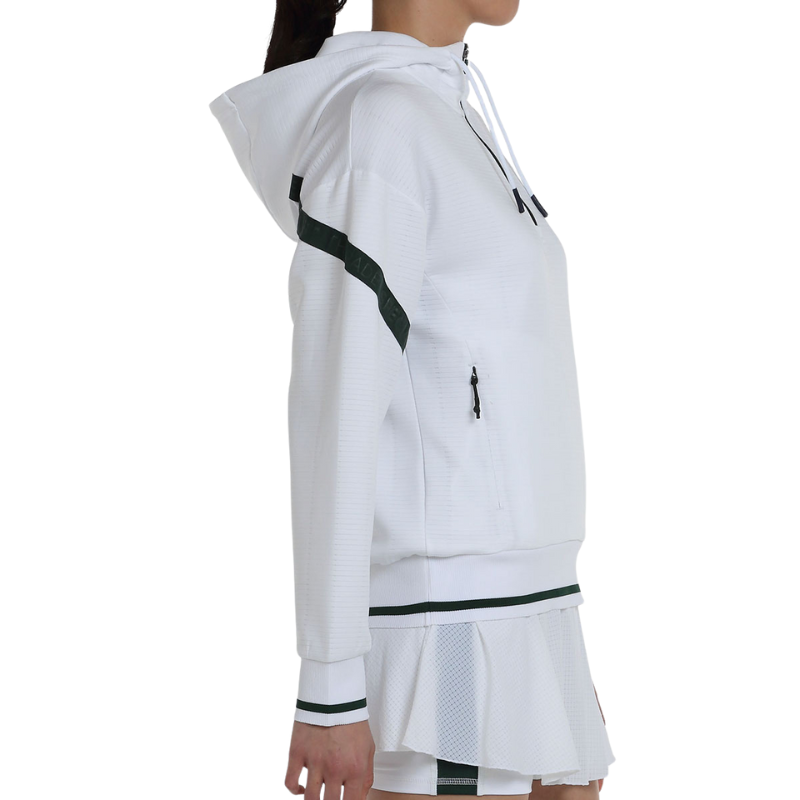 Sweat Bullpadel Lesa Blanc Femme