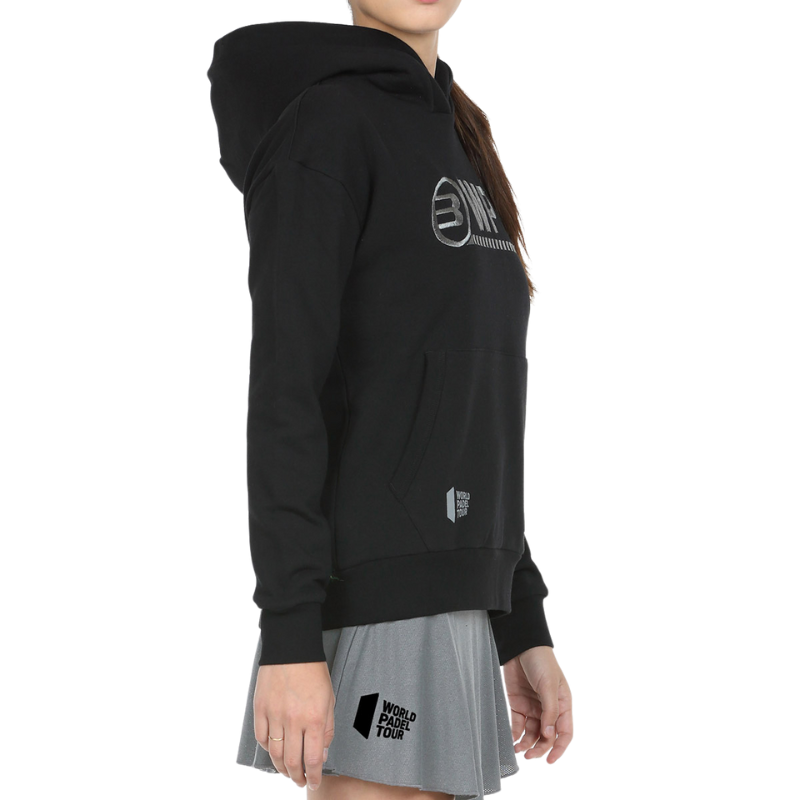 Sweat Bullpadel Livor Noir Femme