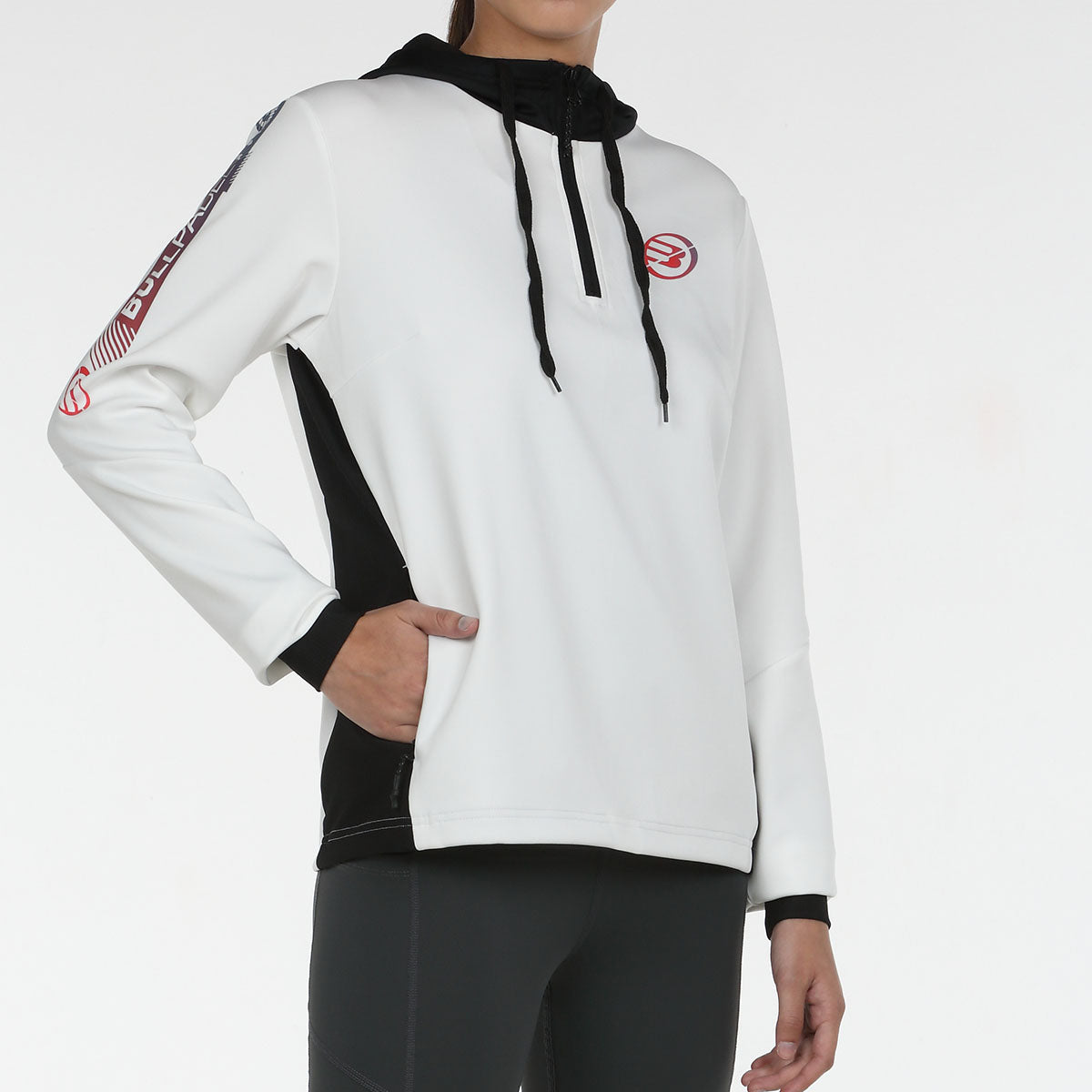 Sweat Bullpadel Drena Femme Blanc