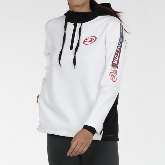 Sweat Bullpadel Drena Femme Blanc