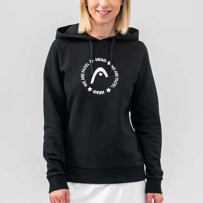 Sweat Head Padel Hoodie Noir Femme
