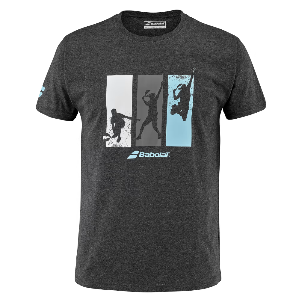 T-shirt Babolat Coton Tee Noir 2023