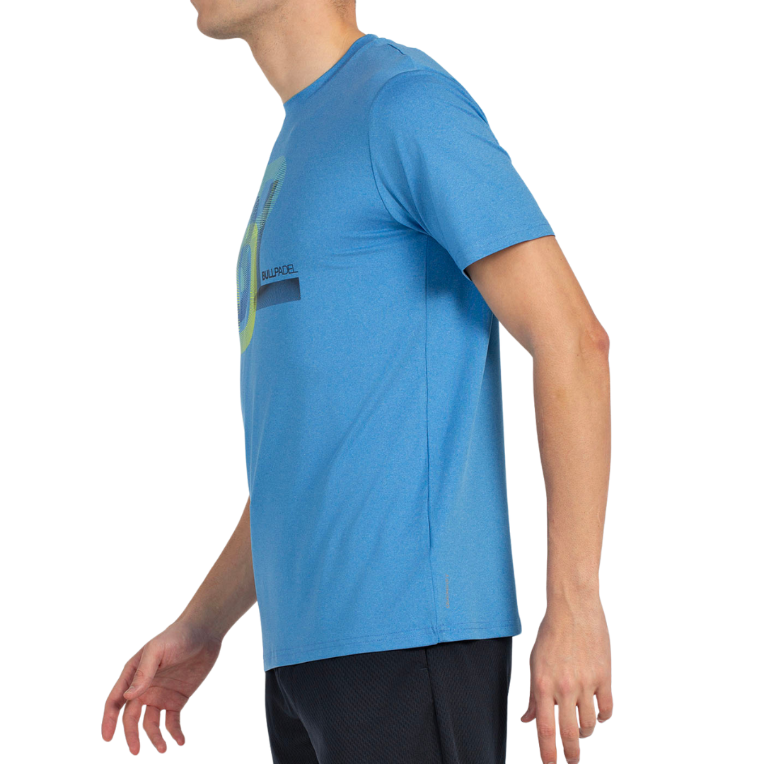 T-shirt Bullpadel Bebas Bleu